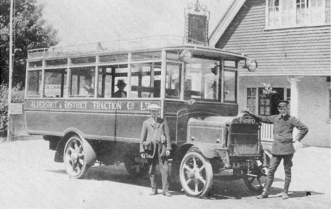 Aldershot and District Traction Bus 1914