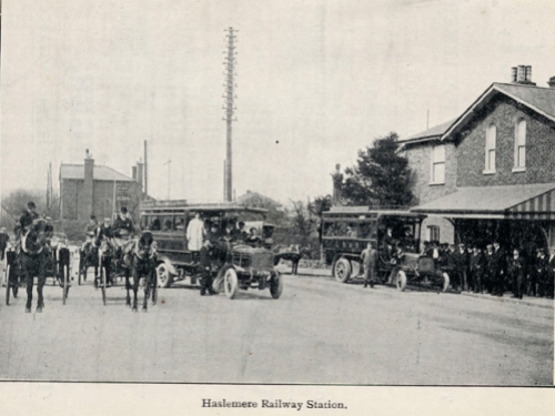 Haslemere Station yard 1910