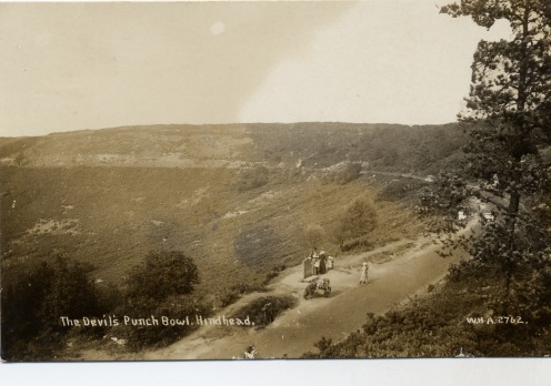 Punchbowl from road, c1908