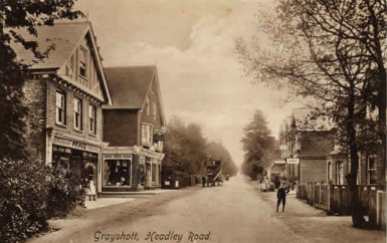 Headley Road towards Hindhead c.1906